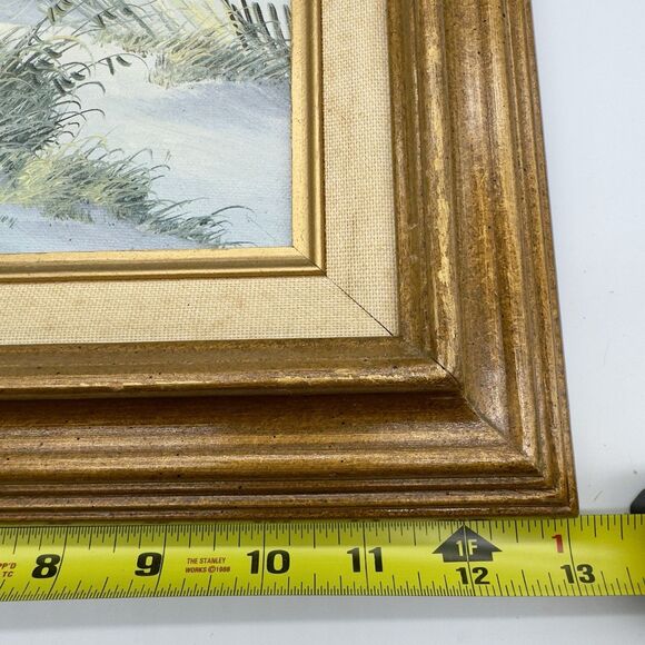 Original Lighthouse Coastal Oil Painting Framed Original Signed Adamson Nautical - Picture 12 of 16